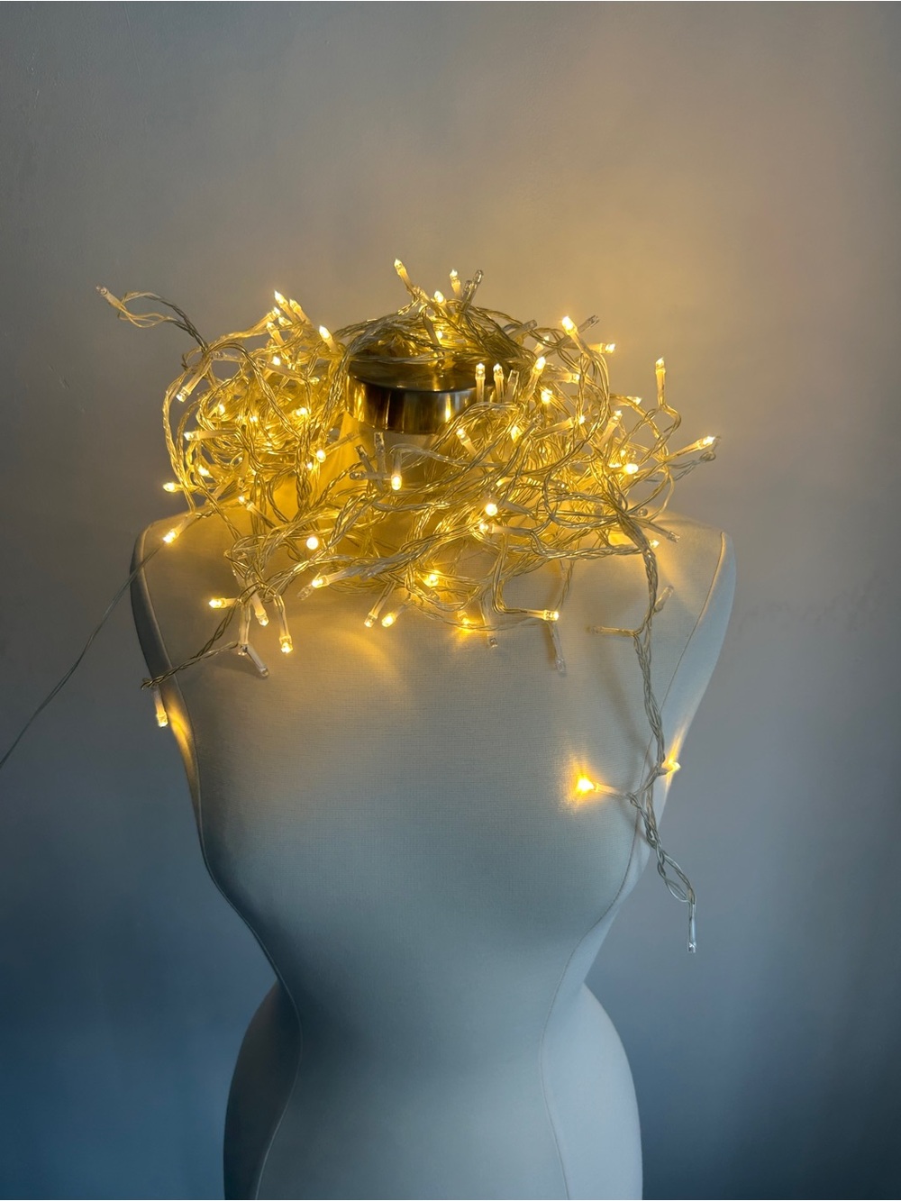 Warm White String Lights - Clustered LED Strand